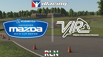 Advanced Mazda MX-5 Cup by Heusinkveld | iRacing 2025 Season 3 | Race 10/12 - VIR