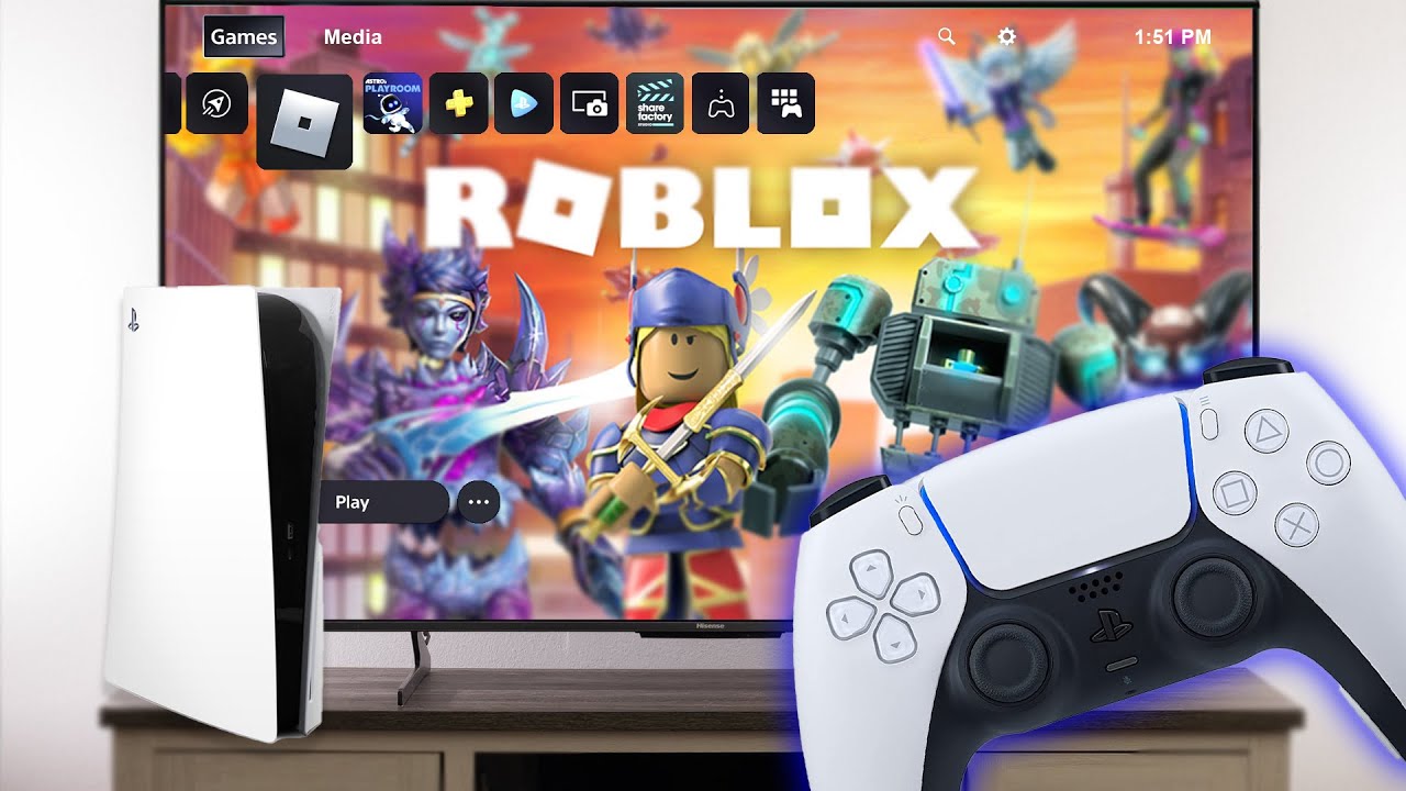 ROBLOX NO PS4/PS5! 😱 