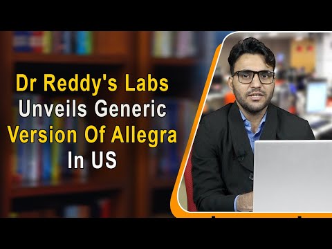 Dr Reddy's Labs Unveils Generic Version Of Allegra In US