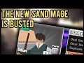 The new lr sand mage is broken in anime world tower defense