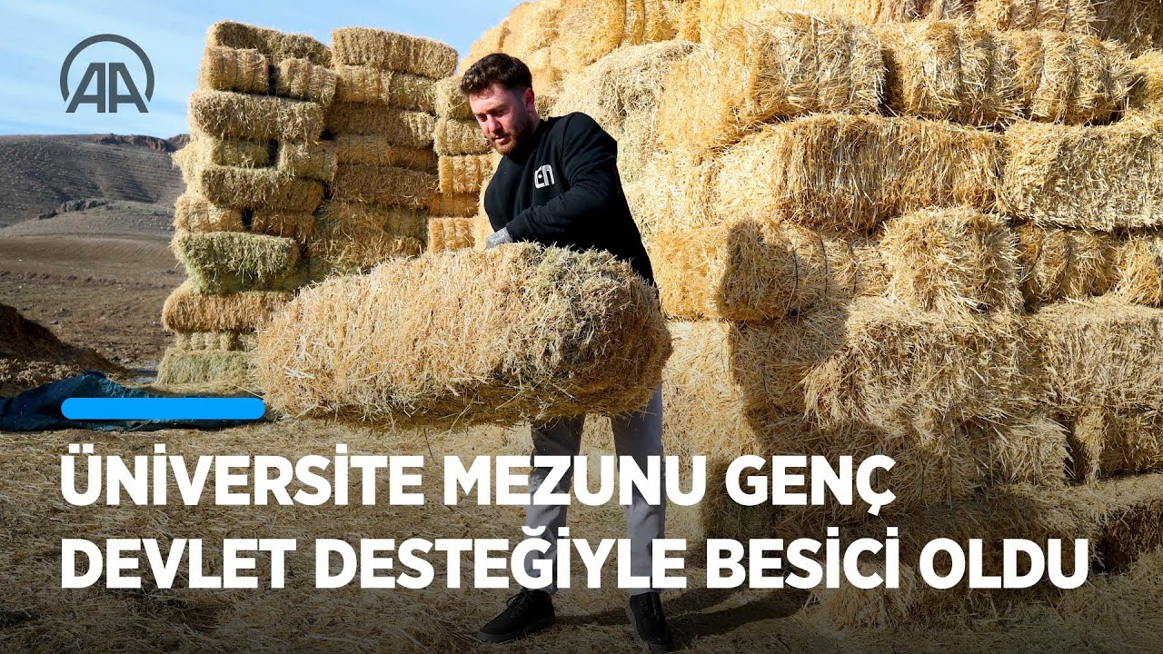Üniversite mezunu genç devlet desteğiyle besici oldu