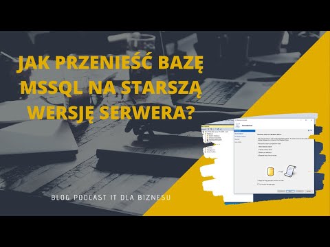 Wideo: Jak Przenieść Bazę Danych Na Serwer