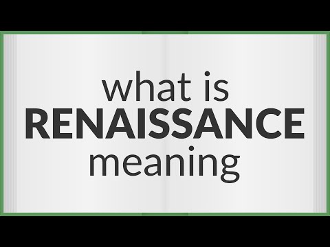 Renaissance | meaning of Renaissance