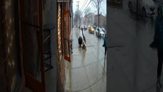 Funny moment caught CCTV Footage