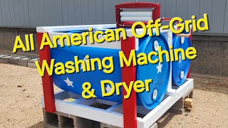 Couple Builds All American Off-Grid Washing Machine