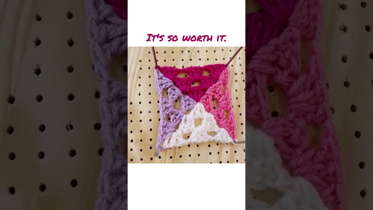 How to Block Crochet Granny Squares • Sewrella