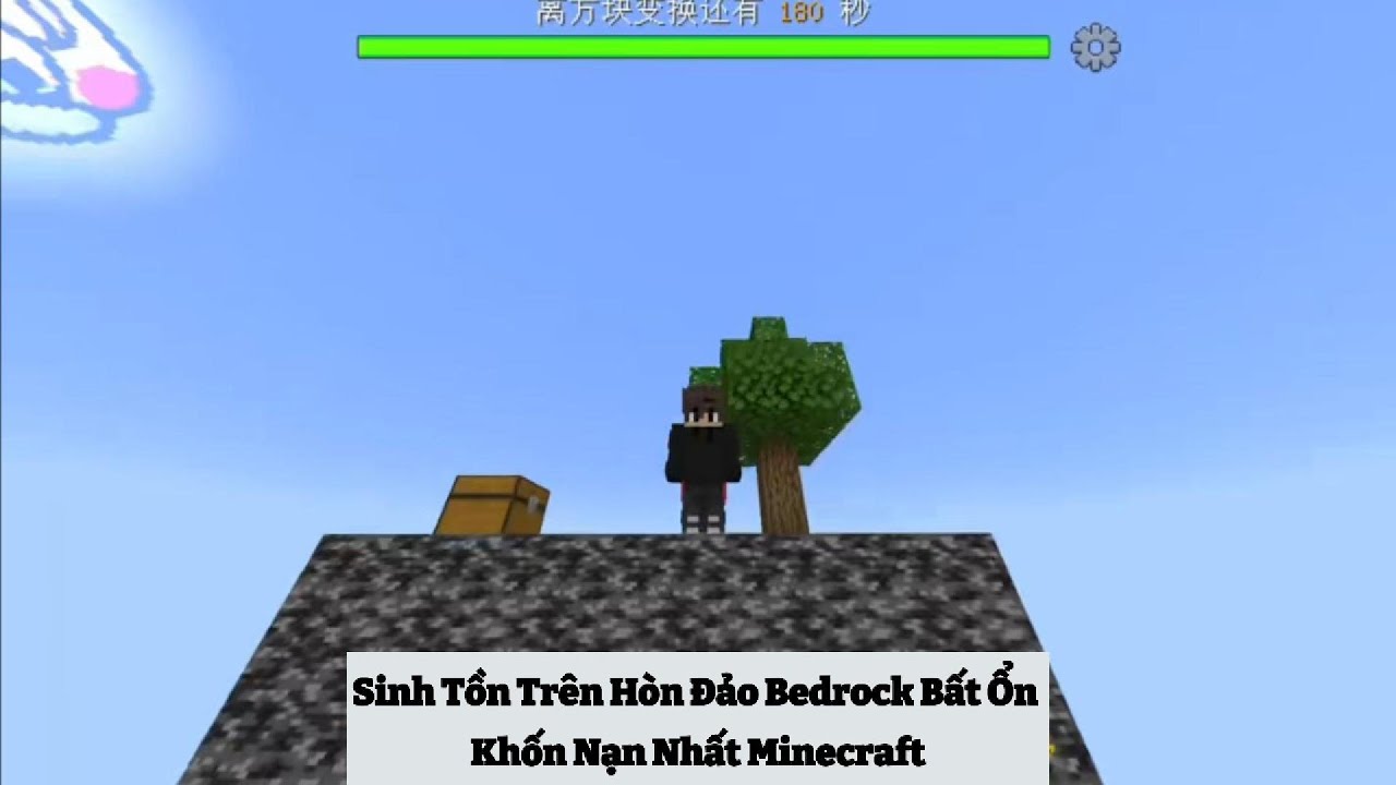 Sinh Tồn Trên Hòn Đảo Bedrock Bất Ổn Khốn Nạn Nhất Minecraft 🤣