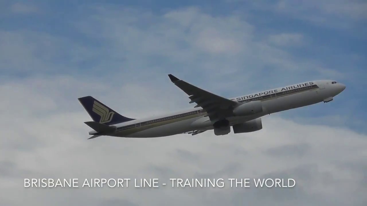 Brisbane Airport line trip (Airtrain) australia แปลว่า