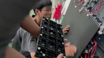 How to install a indoor LED screen？（Magnetic style）