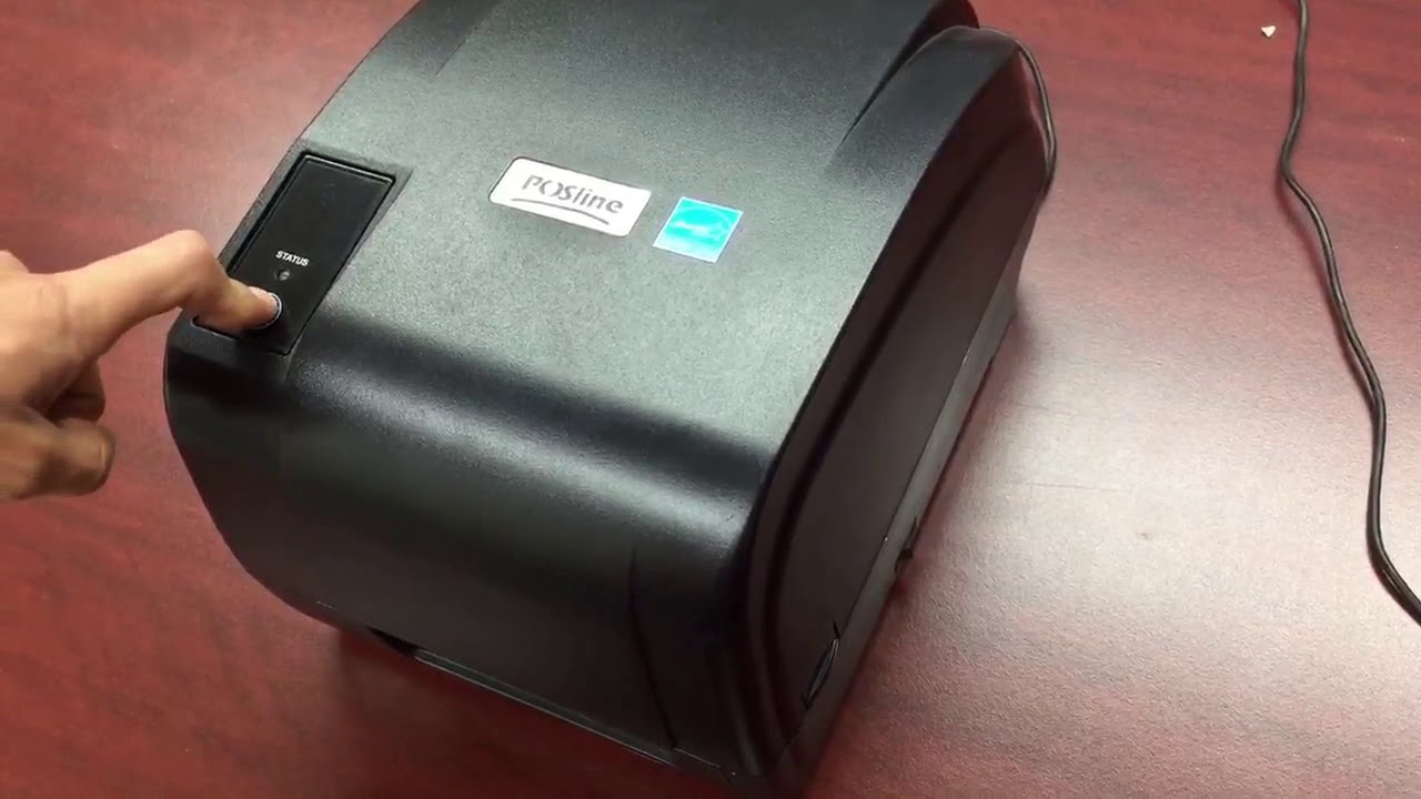 Impresora POSline ITT4100B - Configurar etiqueta - YouTube