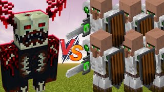 Guard villagers vs bulky warden screenshot 3