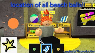 Loaction of all beach balls in fyw!!! #Flexyourweather #roblox  screenshot 1