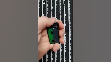 Glow in the Dark Resin inlay 3d printed fidget slider in PETG #shorts