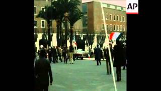 SYND 26-2-70 POLICE CHARGE AT STUDENT DEMONSTRATORS, AT ROME UNIVERSITY