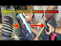 Broken tire into rubber bushing | DIY