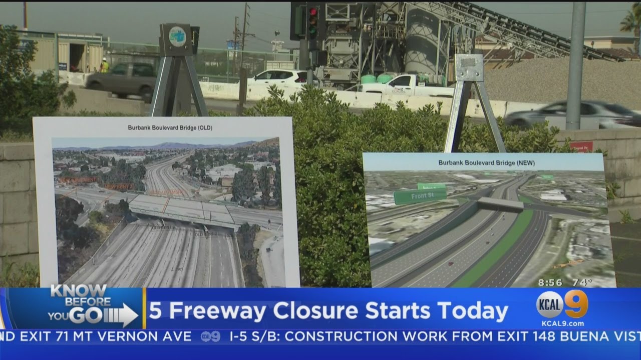Caltrans To Close 5 Freeway For 36 Hours Starting Saturday