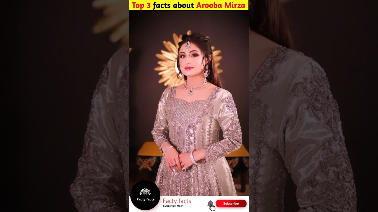 Amazing 😍 facts about {Arooba Mirza}||Pakistani actress||