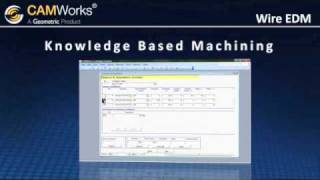 CAMWorks WireEDM machining