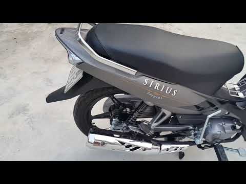 Video Sirius 2019 thay pô đời cũ tiếng nổ căng đét,đi mát... - youtube
