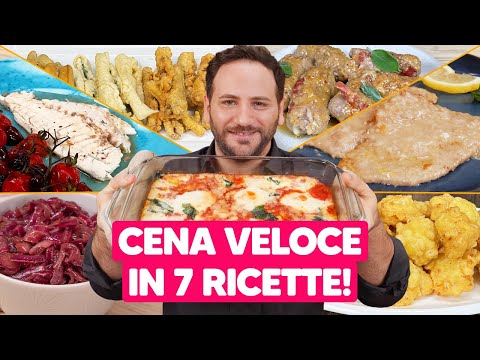 Video 7 RICETTE VELOCI PER CENA (+ bonus per fritti perfetti) ??