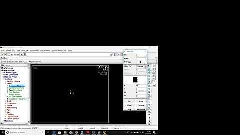 2D-Beam Analysis using ANSYS APDL
