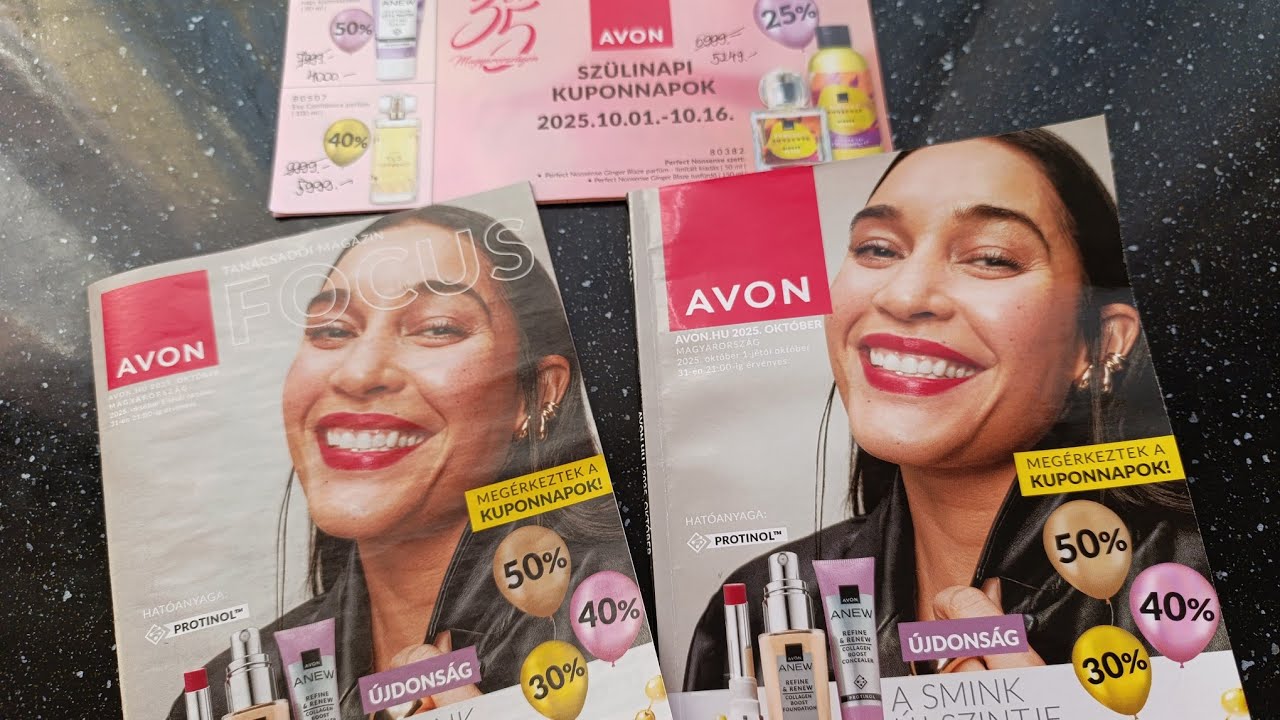 2025🍂 októberi 🍂 AVON  katalógus lapozgató
