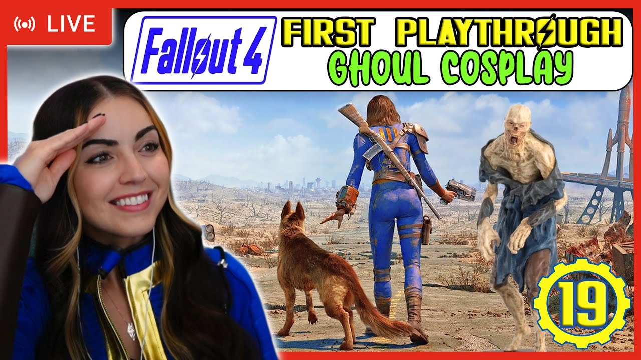 Feeling GHOULISH | Fallout 4 First Playthrough | LIVE Stream | LizXP | Part 19