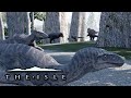 RAPTORS VS T.REX - THE BATTLE BEGINS!!! - The Isle