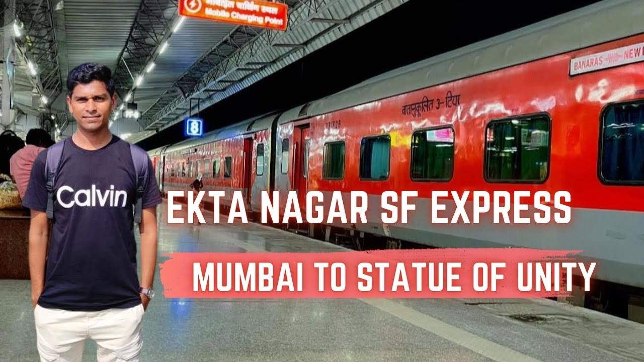 Mumbai to Statue of Unity Train || Ekta nagar SF Express Train || 🚅🚆