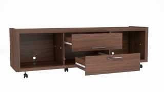 Manhattan Comfort Belvedere Entertainment Center step-by-step video of how to Assemble the Astor collection. Easy to assemble 