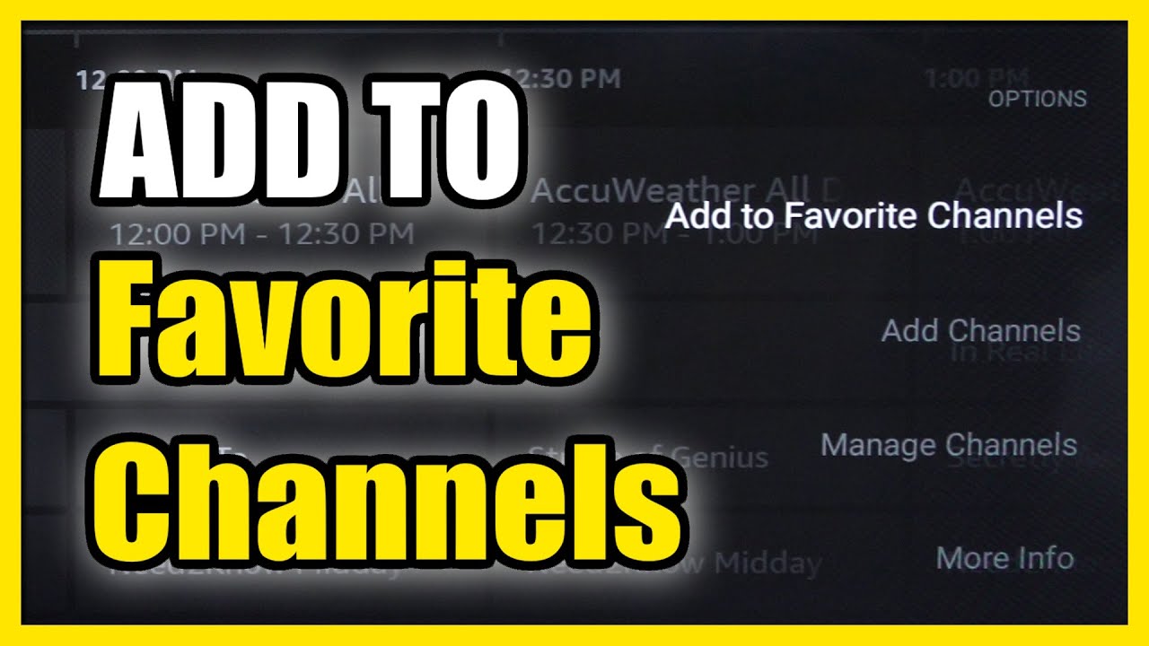 How To Add Favorite Channel To Live TV Guide On Amazon Fire TV Fast how-to-show-bookmarks-or-favorites-on-your-google-chrome-browser-youtube