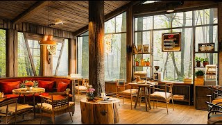 Soothing Jazz Instrumental Music ☕ Jazz Relaxing Music at Cozy Coffee Shop Ambience to Working,Study