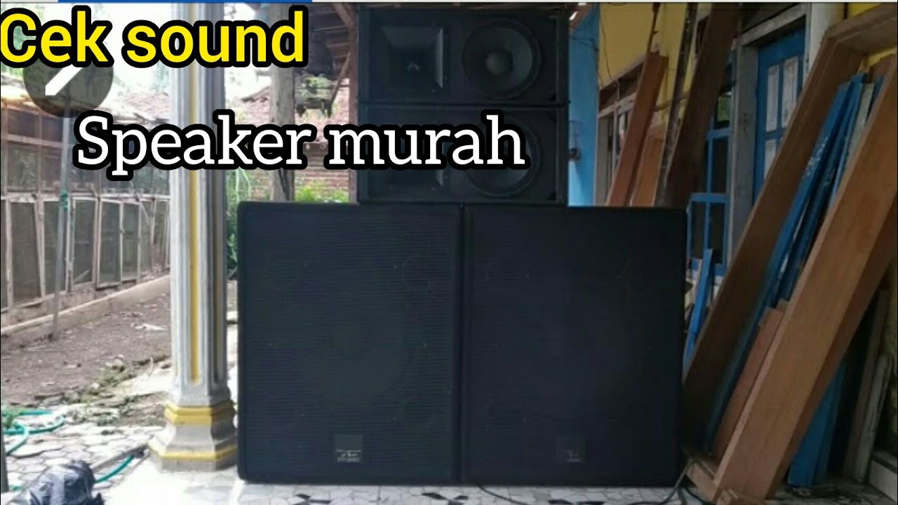 Speaker line array (nyoba speaker murah)
