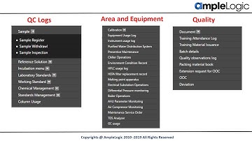 Electronic Log Book Software for Pharmaceutical Industry | eLog Software | AmpleLogic