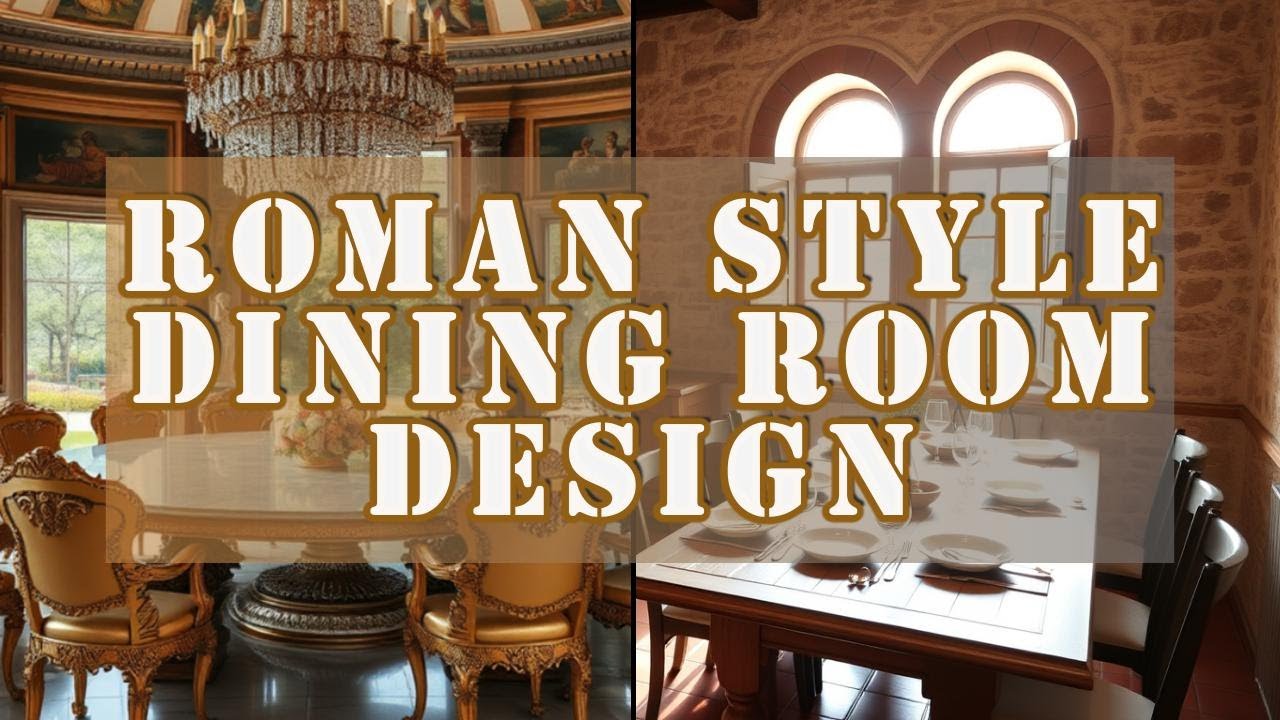 ROMAN STYLE DINING ROOM DESIGN YouTube