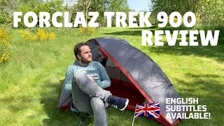 Forclaz TREK 900 Review  Backpacking tent 1 person | Op reis met Stijn