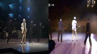 Michael Jackson Smooth Criminal Basel 1997 vs Munich 1997