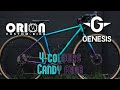 Custom paint  genesis cda  how to paint a bike with multiple candy fades