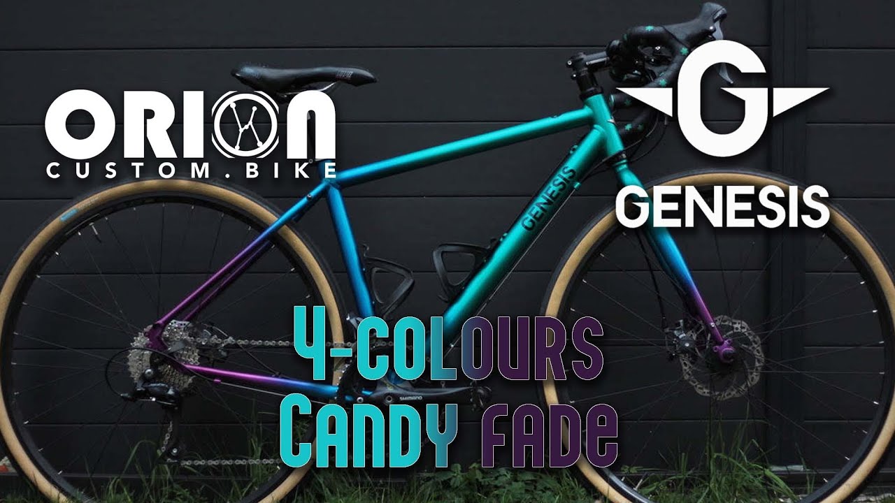 CUSTOM PAINT | Genesis CDA | How to paint a bike with multiple candy ...