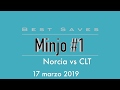 Minjo #1 best saves (Norcia vs CLT)