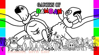 Garten of Banban 6 Coloring pages How to Color All new monsters and Bosses / NCS MUSIC