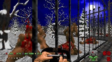 Doom 2 Lilium UV [TAS] with 100.4% in 53:28 (Cold village)