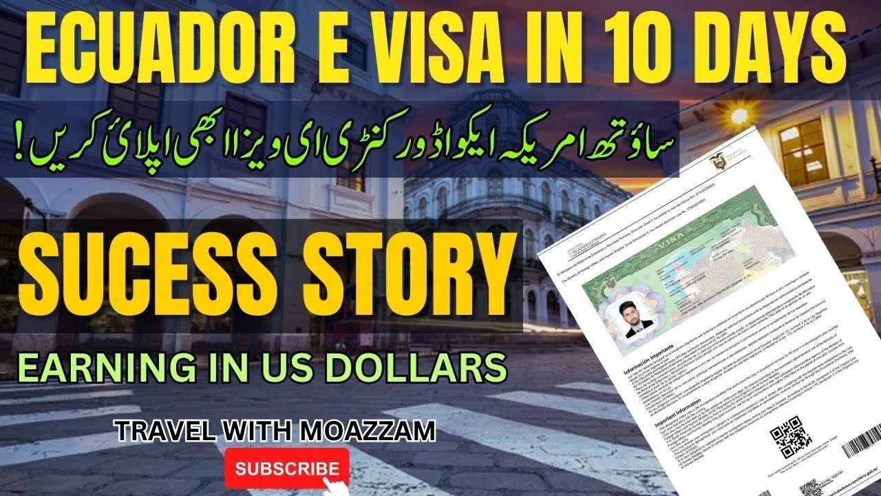 Ecuador eVisa Approved! | Visit Visa Success for Indian, Pakistani & Gulf Expats!
