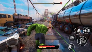 Hulk vs Gangsters Powerful Fight // Muscle Hero Gameplay all levels screenshot 3