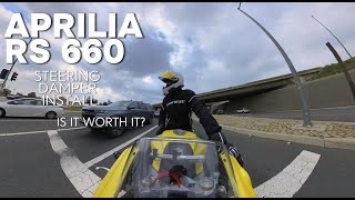 Aprilia RS 660 Steering Damper Install