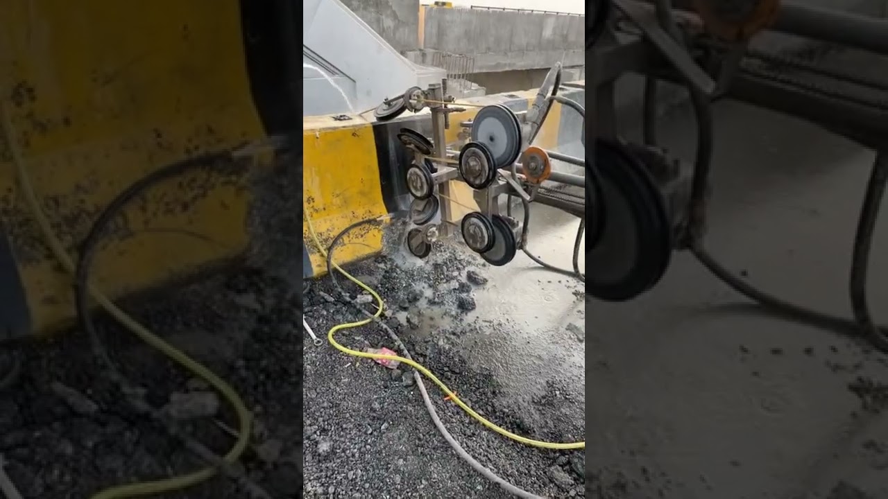 Wire saw cutting
