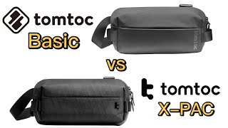 Tomtoc Explorer EDC Sling  Basic vs XPAC Comparison