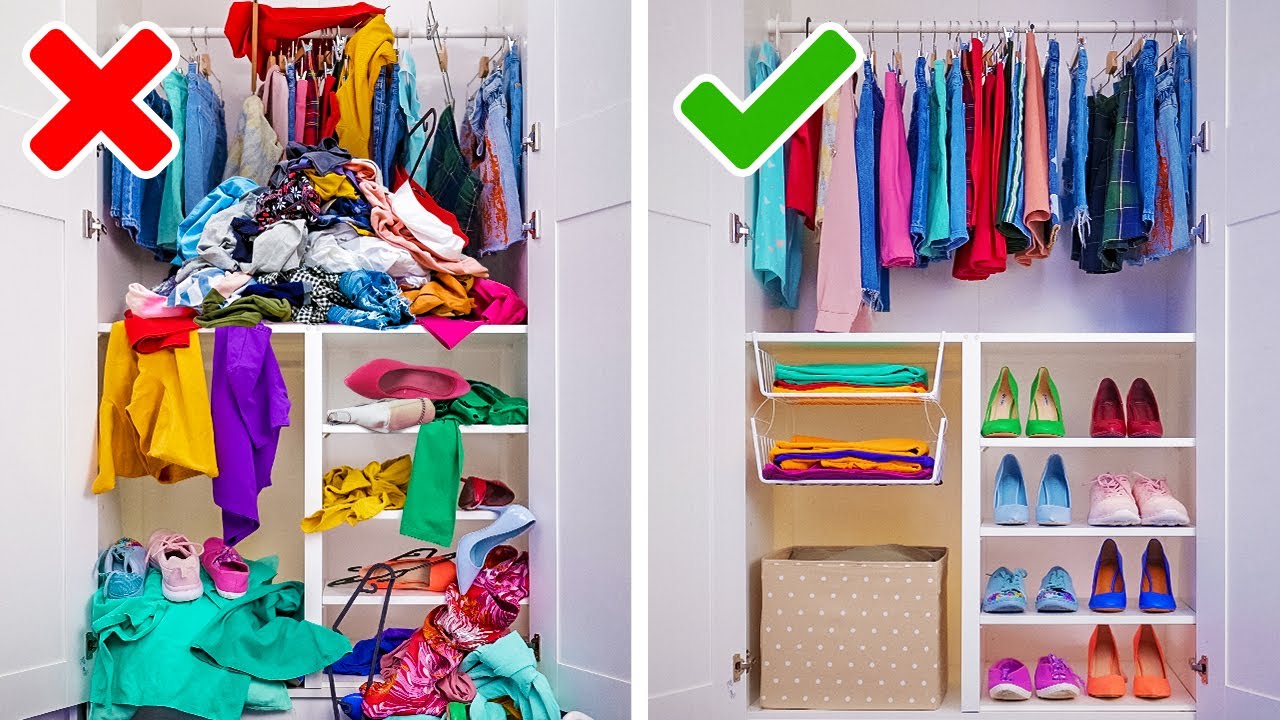 20 GENIUS ORGANIZING HACKS | Cool Ideas And DIY Crafts To Transform Your Home