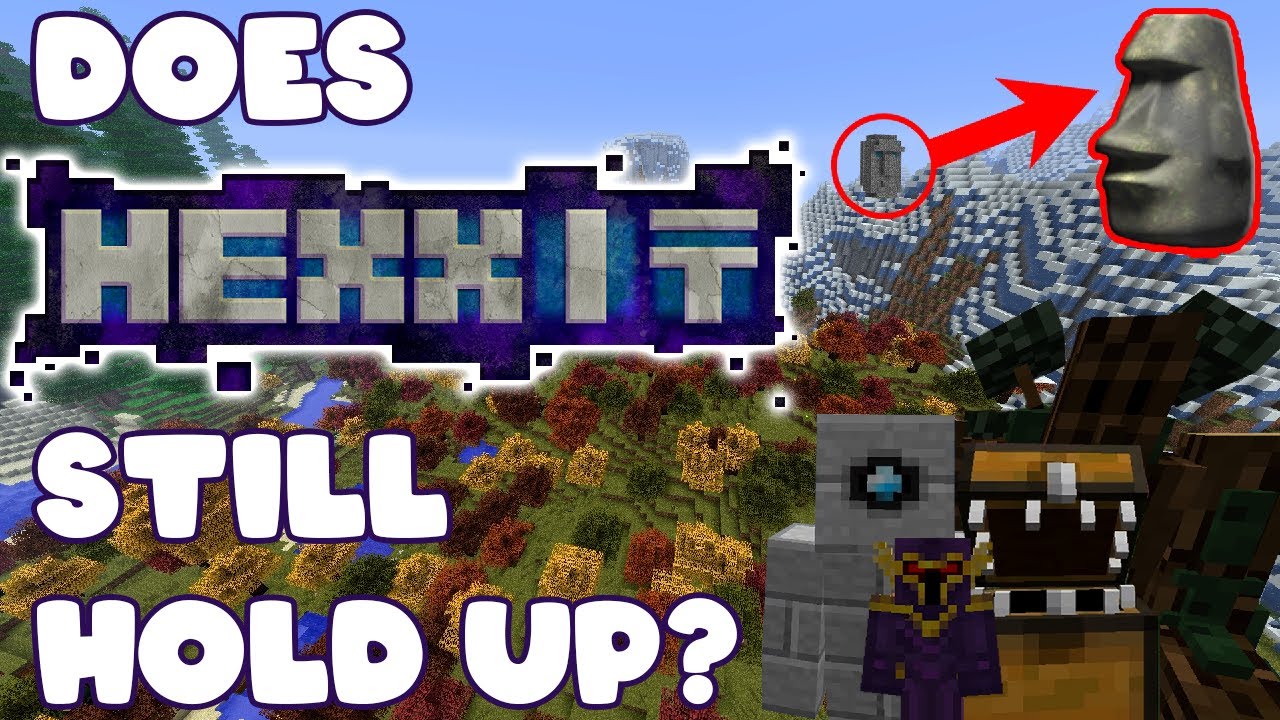 I played Minecraft HEXXIT in 2024!