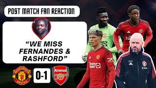 Manchester United 0-1 Arsenal | Garnacho | Casemiro | Ten Hag| Fernandes| Hojlund| Onana | Rashford